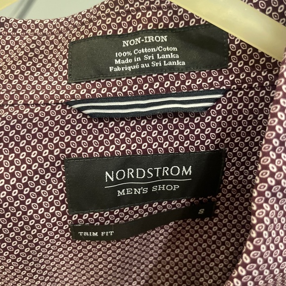 Maroon Nordstrom Small Dress Shirt - Picture 3 of 3
